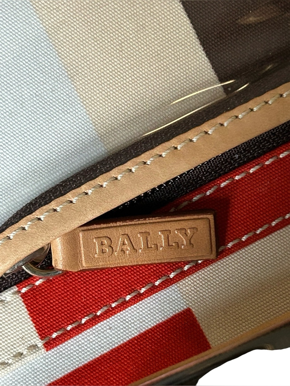 Authentic Vintage BALLY Baltista Hanging Travel Organizer Toiletry Bag PRISTINE! - Picture 8 of 12